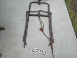 Myers hay trolley Unloader barn pulley cast iron hay carrier