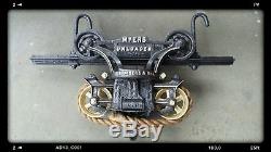 Myers unloader hay trolley cast iron