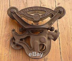 NEY Hay Trolley Antique Barn Lighting Unloader Carrier Canton, OH