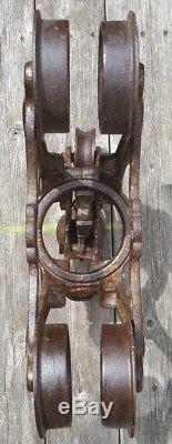 Ney Canton OH Hay Trolley Carrier Barn Pulley CDP Ready to Hang Wood Beam 44