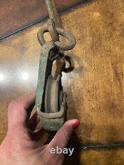 Nice F. E. Myers Cast Iron Pulley made in Ashland, Ohio Vintage Antique FE Barn
