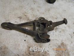 Old Diamond Hay Barn Trolley Carrier with Insert Pulley Provan PA
