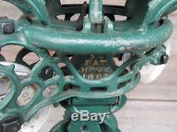 Original Antique F. E Myers & Bro Ornate Early Hay Trolley Ashland Oh Pat 1884