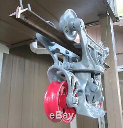 PORTER H29-H49 CAST-MALLEABLE IRON BARN TROLLEY HAY CARRIER LOADER/UNLOADER+PULL