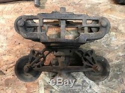 RARE Myers Hay Trolley Carrier Barn Pulley Seeberger Des Moines Louden Or Porter