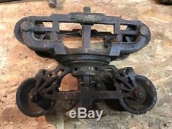RARE Myers Hay Trolley Carrier Barn Pulley Seeberger Des Moines Louden Or Porter