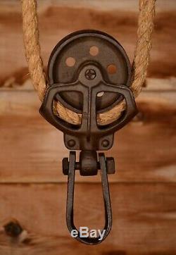 RESTORED Vintage Antique BOOMER Hay Barn Trolley Carrier Farm Pulley Tool