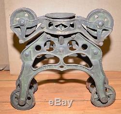 Rare Provan's patent 1898 hay trolley antique steam punk lamp industrial tool