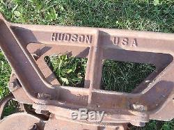 Rare Vintage Hudson Hay Trolley Cast Iron, Antique Hay Trolley