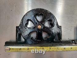 Rare Vintage Recessed Pulley M. W. & Co. Window Dumbwaiter Architectural Salvage