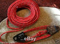 Rock Exotica + CWC Arborist Pro Rope block and tackle 200 feet 1/2 Rope