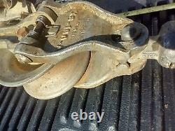 Sherman & Reilly Model XS-100-A Aluminum Snatch Block Pulley Used Great shape