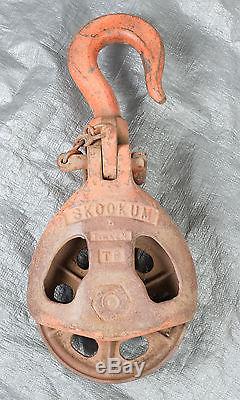 Skookum Timken Snatch Block Tackle Pulley T8 Fully Functional (OS2)