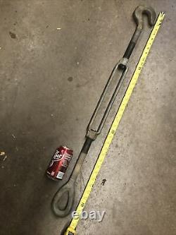Turnbuckle Galv 1-1/4 Eye & Hook Approx 27-39 Operable Crosby/Laughlin