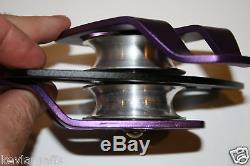 Twin sheave block and tackle 6300Lb pulley 200 feet 7/16 Double Braid Rope