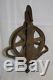 VINTAGE ANTIQUE CAST IRON PULLEY BARN WELL HAY STEAMPUNK