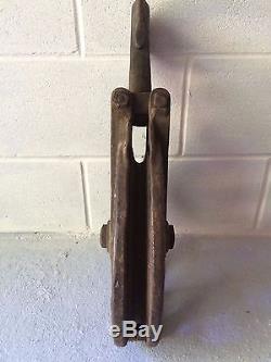Vintage Antique Sauerman Bros Pulley System With Hook