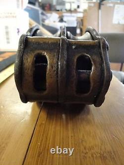 Vintage 6 Star Double Cast Pulley