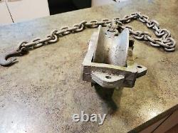 Vintage Aluminum Pulley & Chain XS-100-B SR Sherman & Reilly USA 2500 Max Load