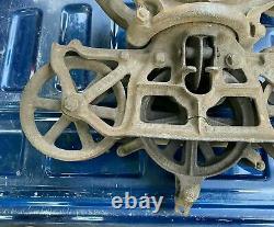 Vintage Antique Cast Iron Hay Trolley The Harvester Harvard
