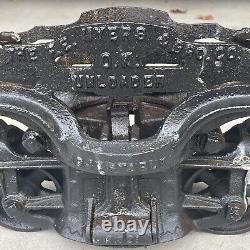 Vintage Antique F. E. Myers & Bro. C. O O. K. Cast Iron Unloader Farm Mechanism