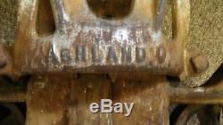 Vintage Antique F. E. Myers OK Unloader Barn Hay Trolley Unloader with Pulley