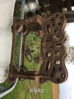 Vintage Antique Hay Barn Trolley Carrier Pulley Porter