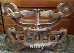 Vintage Antique Star Hay Carrier Barn Trolley No. 493A