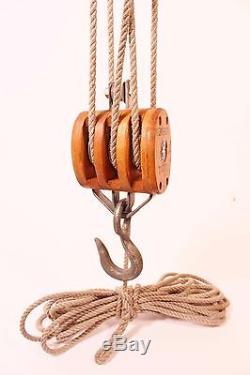 Vintage Boston and Lockport Block Co. 3 Inch Pulleys