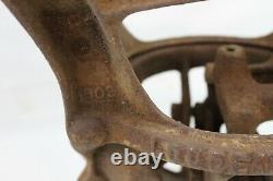 Vintage Cast Iron Louden Machy Hay Trolley Pulley Vintage Barn Tool Rustic Rare