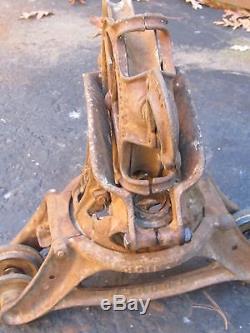 Vintage Cast Iron Louden Senior Hay Trolley Carrier Unloader with Drop Pulley