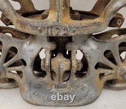 Vintage Cast Iron Porter Hay Trolley Patented Jan 06 & Feb 07 Barn Pulley