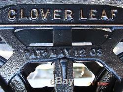 Vintage Clover Leaf. Unloader F. E. Myers & Bros. Hay Trolley & Pulley