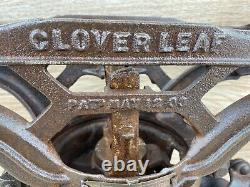 Vintage E. MYERS & BRO Ashland Ohio Cloverleaf Unloader Hay Trolley
