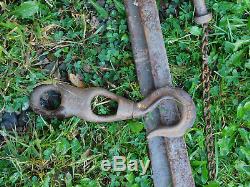 Vintage F. E. Myers Large Hay Bale Hooks Matching To The Trolley