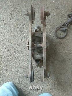 Vintage Hudson Hay Trolley With Pulley 1926
