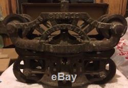 Vintage Myers Hay Trolley Carrier Barn Unloader Nice Size To Repurpose