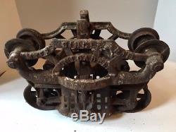 Vintage Myers Hay Trolley Carrier Barn Unloader Nice Size To Repurpose