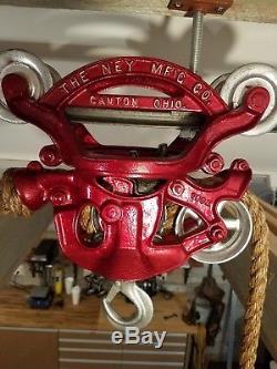 Vintage Ney Antique Cast Iron Hay Trolley