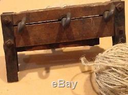 Vintage Rope Maker, Antique Ideal Rope Machine, Twister, 3 Hook