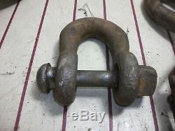 Vintage Star 10 ton block and tackle set with clevous model 644