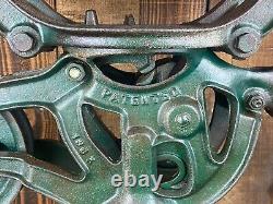 Vintage THE NEY MFG. CO. CANTON OHIO Barn Hay Trolley With Center Drop Pulley