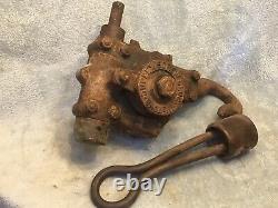 Vintage Yale & Towne Chain Hoist 1 1/2 Ton Duplex Swivel Pulley Withtool- Period