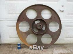 Vintage Yates American Y36 Bandsaw Blade Pulley Wheel Cast Iron Steampunk Saw