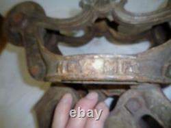 Vintage antique The Ney Mfg Co. Canton Ohio- loose hay trolley carrier