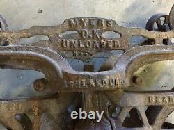 Vintage large F E Myers O K Hay unloader Used