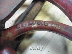Vtg 1000 lbs Durbin Pulley Block & Tackle Well Durco St Louis scaffolding 12 2p