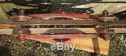Wonderfully red Hudson cast iron hay trolley carrier unloader