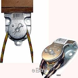 Zinc Plated Wall/Ceiling Mount Single Pulley